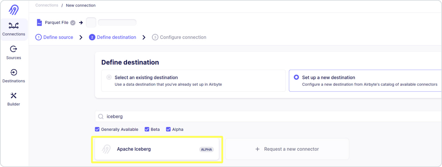 Airbyte UI