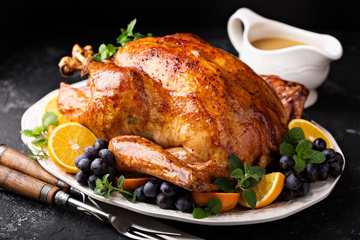 A turkey on a plate

Description automatically generated with low confidence