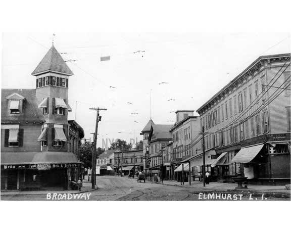 Broadway - Elmhurst -  Queens NY Old Vintage Photos and Images