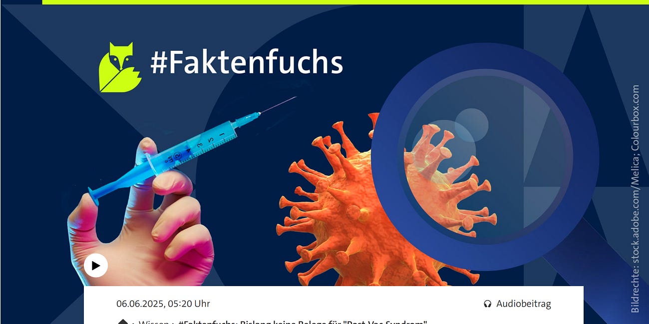 Faktencheck zu #Faktenfuchs: Bislang keine Belege für "Post-Vac-Syndrom"