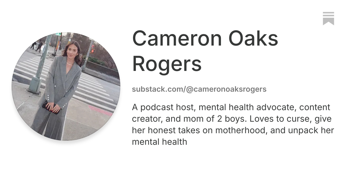 Cameron Oaks Rogers | Substack