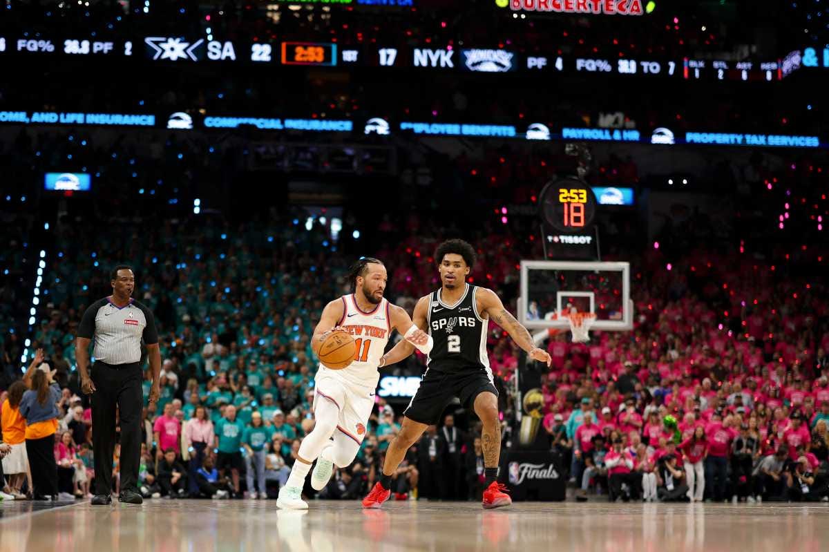 Jalen Brunson Knicks Spurs Game 1