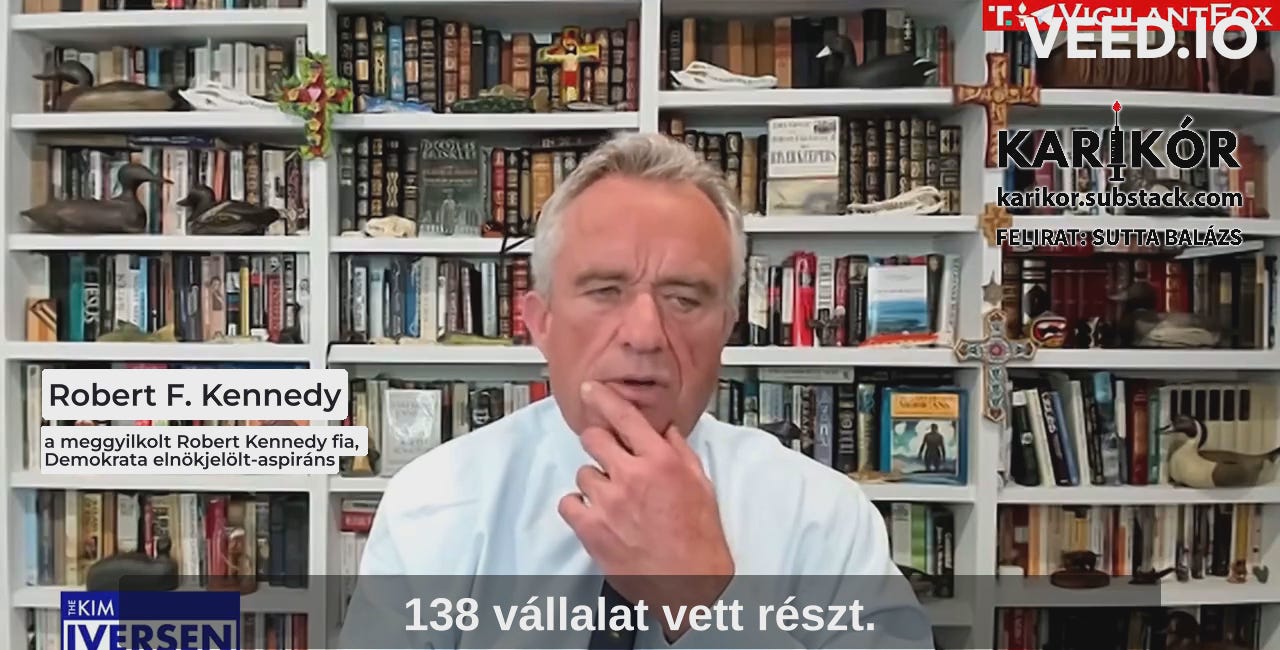 Robert F. Kennedy: "A Pentagon és a Nemzetbiztonsági Ügynökség irányította a teljes pandémiás intézkedést"