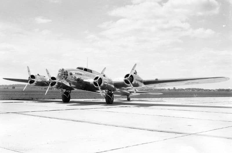 Boeing XB-17 Model 299 Flying Fortress, 1935. Boeing XB-17 Model 299 Flying Fortress, 1935.