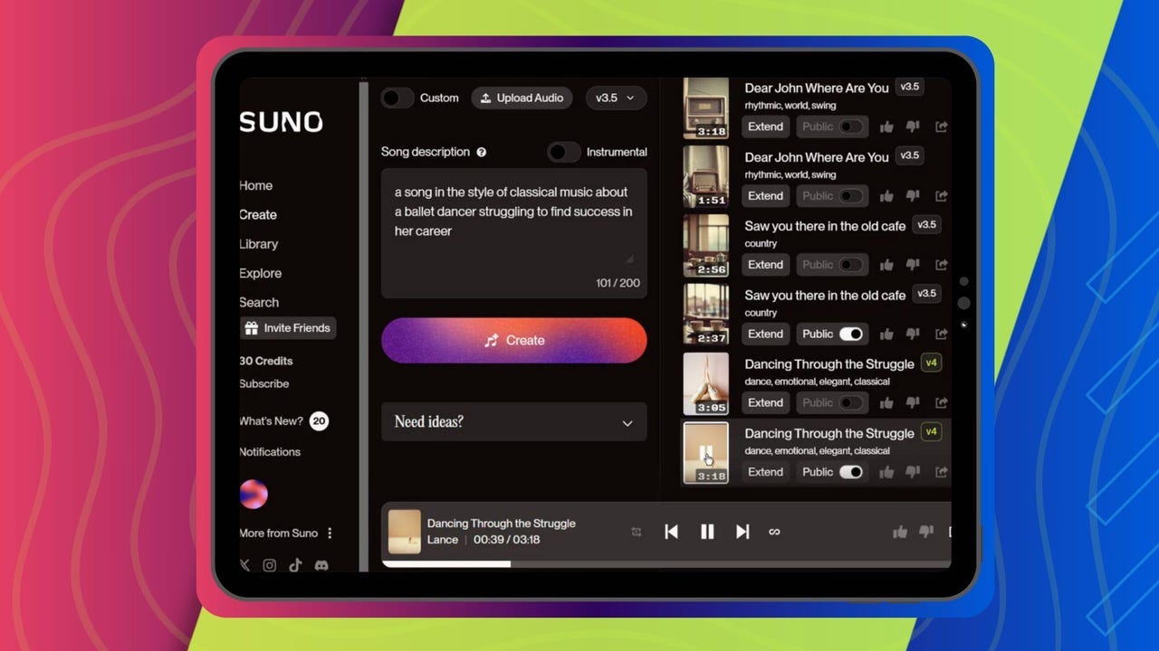 How to generate your own music with the AI-powered Suno | ZDNET How to generate your own music with the AI-powered Suno | ZDNET