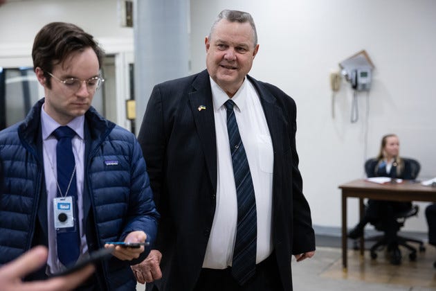 Sen. Jon Tester (D-Mont.) walks to a vote. Sen. Jon Tester (D-Mont.) walks to a vote.