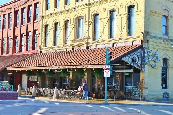 Historic commercial buildings in Milwaukee’s Third Ward.