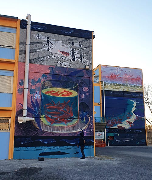 Hitnes street artist Italy