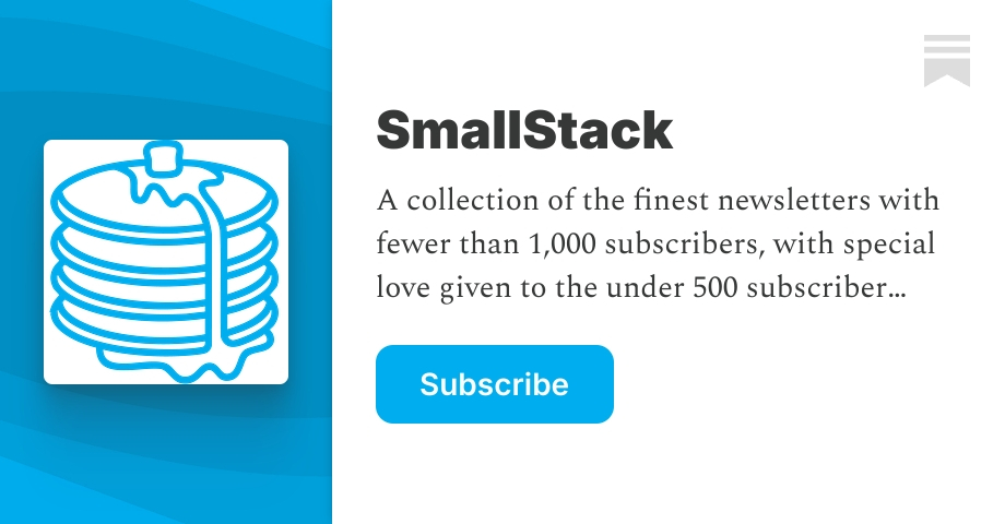 SmallStack | Robin Taylor (he/him) | Substack