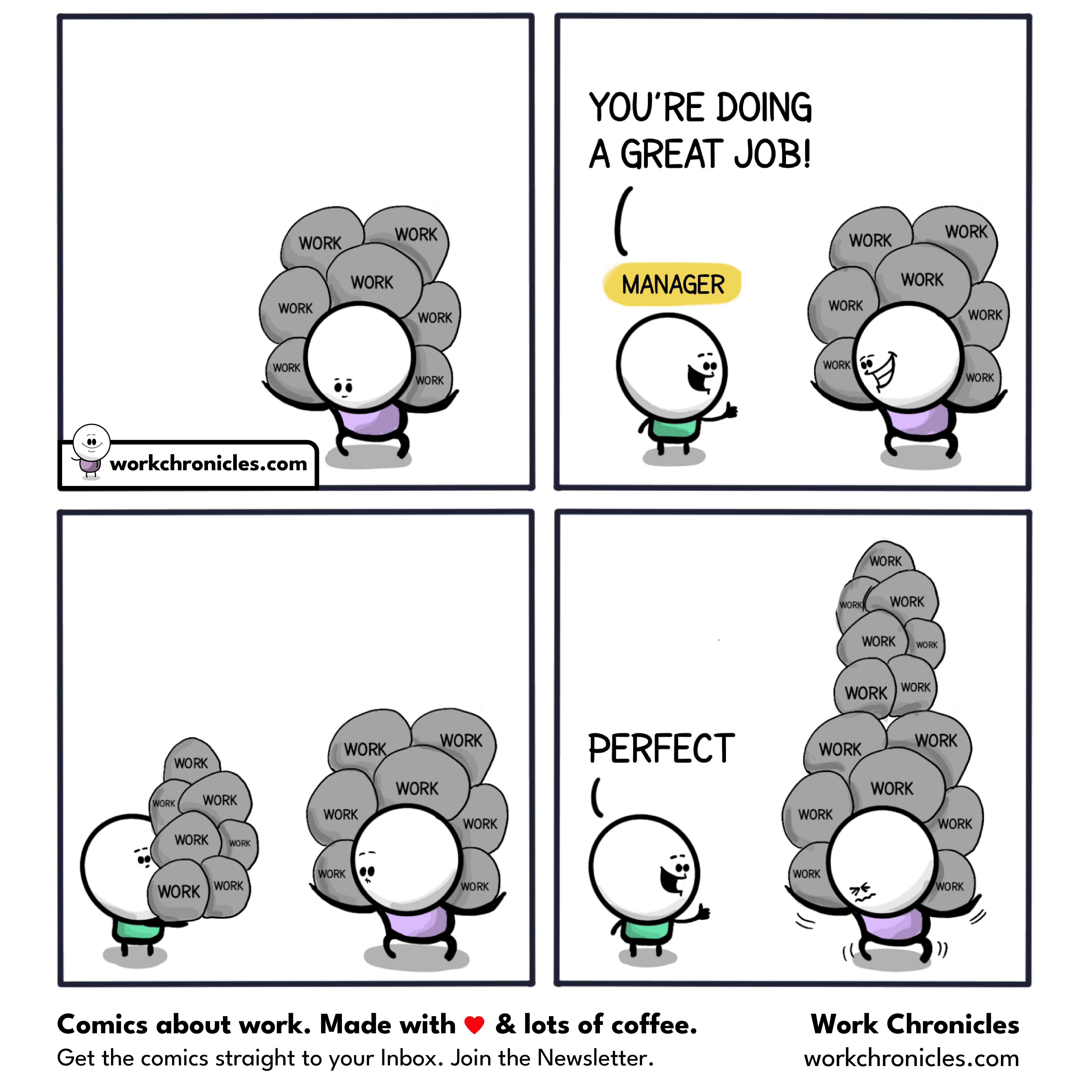 (comic) The Reward for Good Work - Work Chronicles