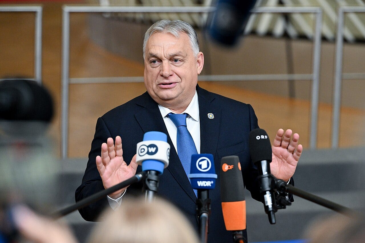 Viktor Orbán at the 2025 Western Balkans Summit in December 2025