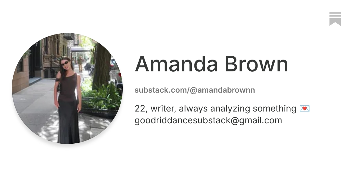 Amanda Brown | Substack