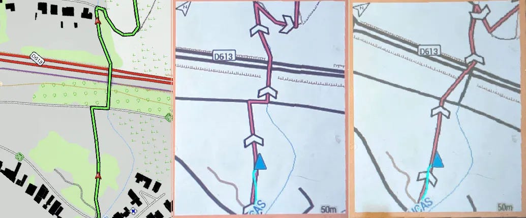Une trace, des rendus variables