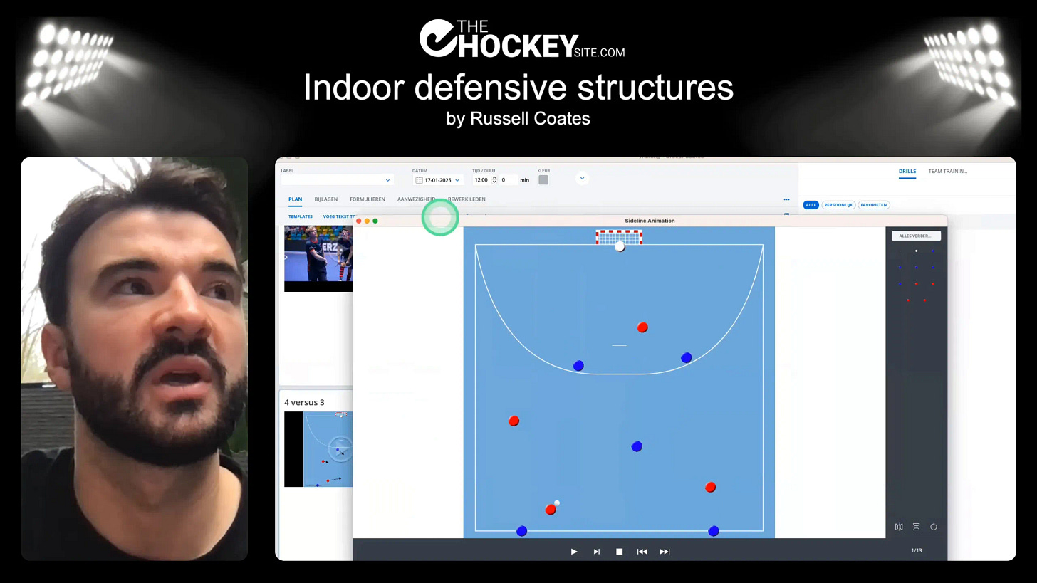 Zonal defense drill setup with attacking and defending teams Zonal defense drill setup with attacking and defending teams