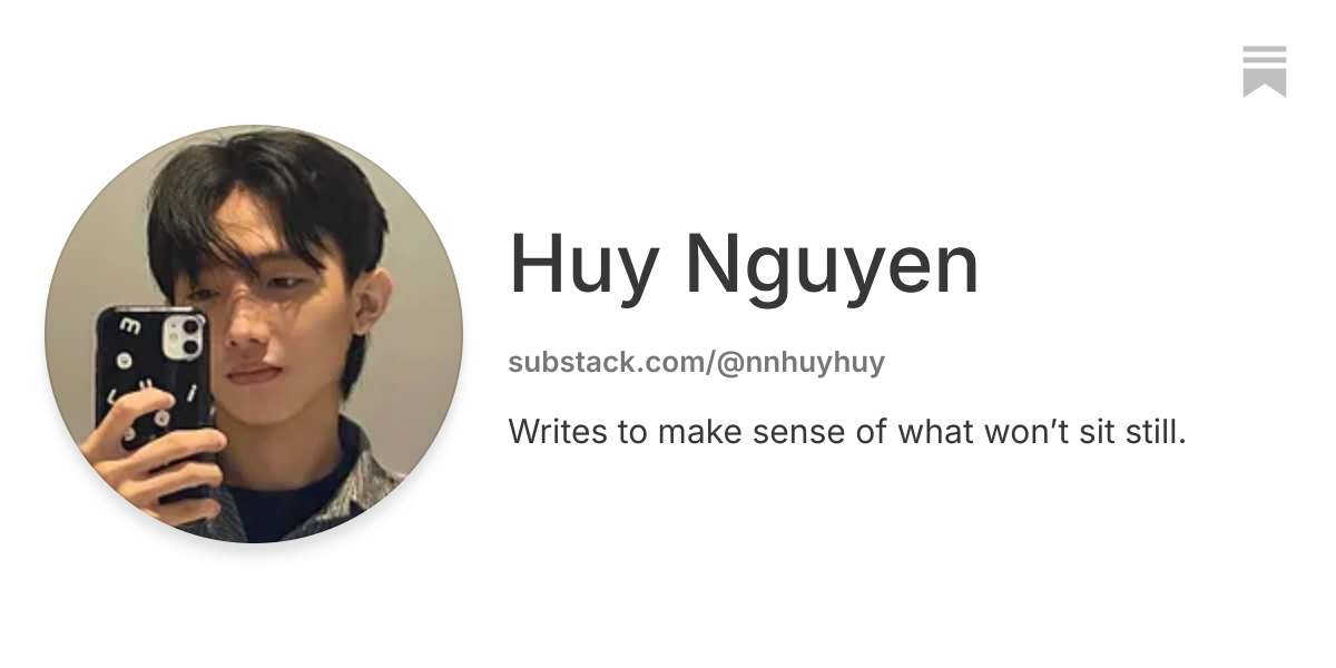 Huy Nguyen | Substack