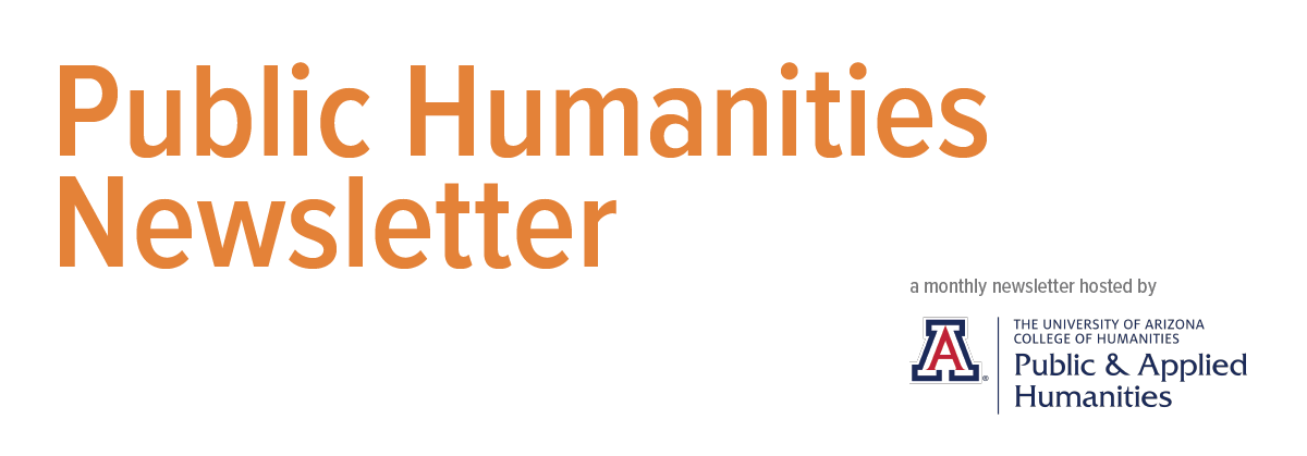 Public Humanities Newsletter (with Public & Applied Humanities logo)