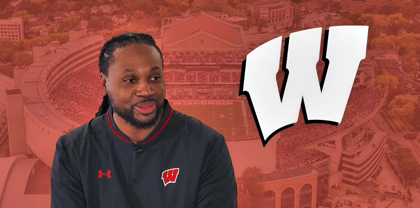Wisconsin Badgers cornerbacks coach Robert Steeples