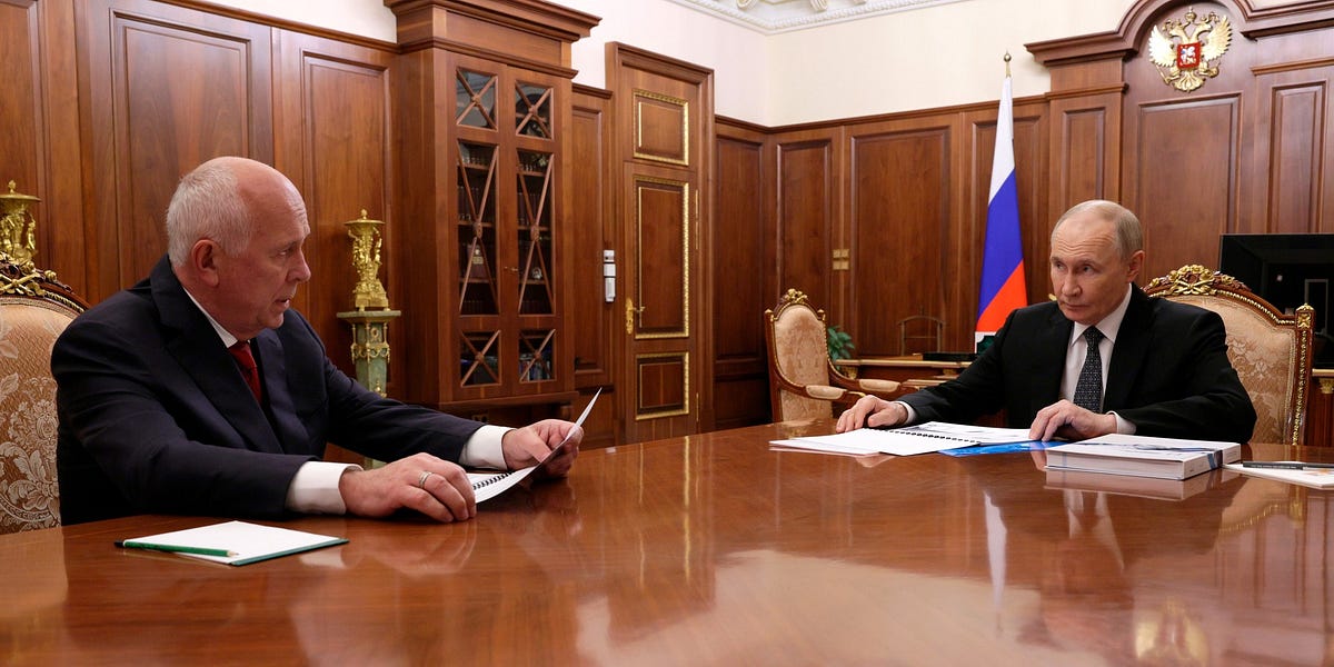 Head of Rostec State Corporation Sergei Chemezov & Putin Chat