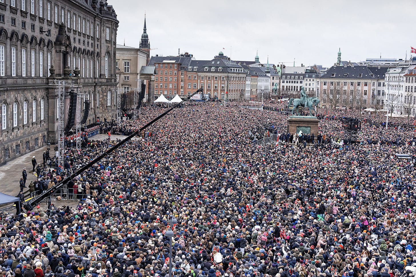Frederik X is proclaimed the new king of Denmark after his mother, Queen  Margrethe II, abdicates