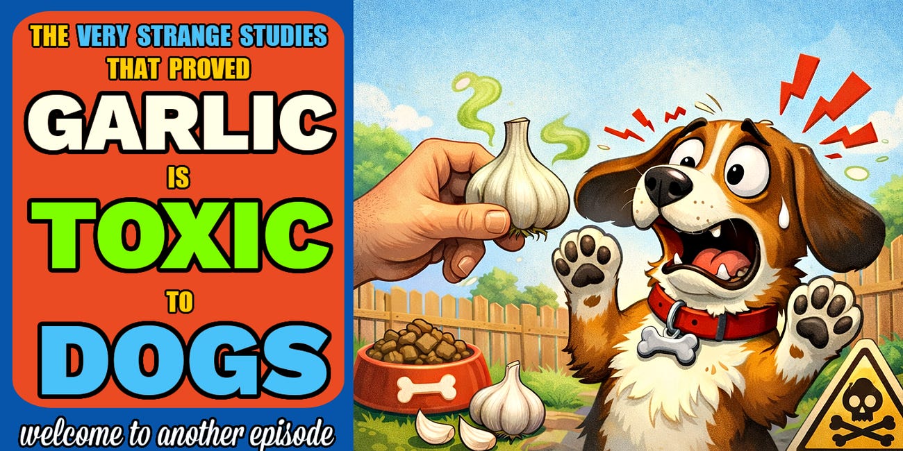 Is GARLIC TOXIC to DOGS? Reviewing the VERY STRANGE Studies That Proved This "Fact"