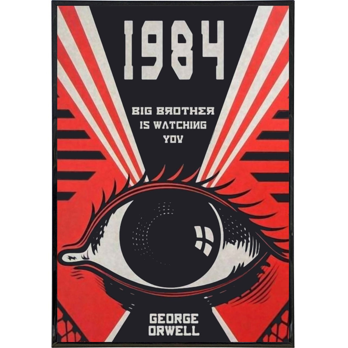 1984 George Orwell Cover Print - The Original Underground 1984 George Orwell Cover Print - The Original Underground
