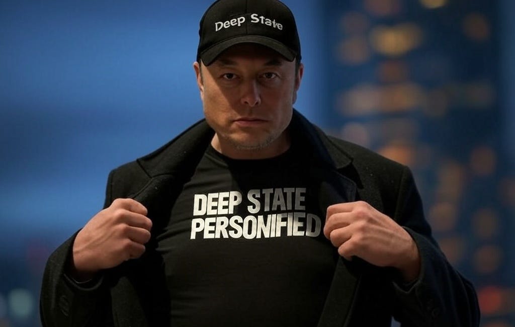 Elon Musk's Empire: A Complex Web of Business and Political Connections - by Claude.