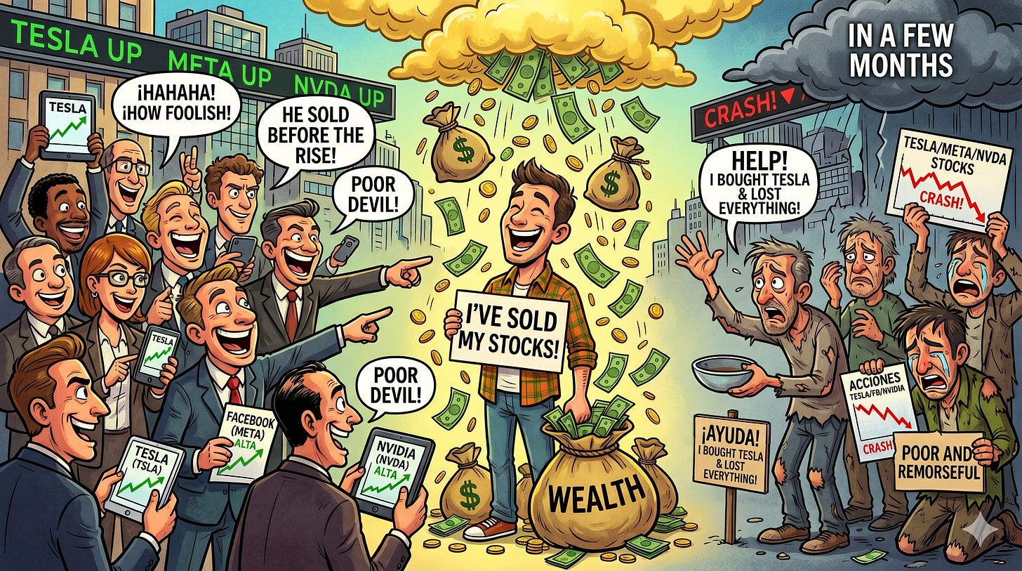 Everyone Criticized Me For Selling My Stocks. Good. Everyone Criticized Me For Selling My Stocks. Good.