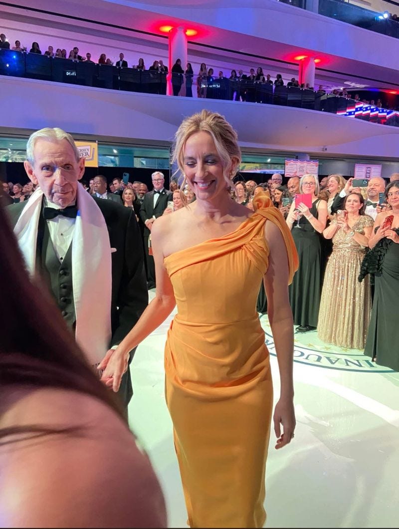 Last night, I attended Governor Mikie Sherrill's inaugural ball - which as  the best possible ode to New Jersey was held in a mall ☺️ - capping a long  day of inaugural