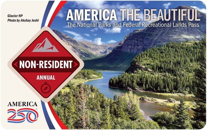 How much does it cost to visit national parks?
Not all national parks charge entry fees. Those that do typically top out at $35 per private vehicle.
To save money on multiple trips, visitors can buy an America the Beautiful annual pass. Pricing for those will stay flat for U.S. residents at $80. However starting Jan. 1, annual passes will cost $250 for nonresidents. And international travelers who opt out of annual passes will be subject to extra $100 per person fees at several bucket-list parks. Residents will be asked to enter their ZIP code when buying passes through Recreation.gov and show a U.S.-government issued photo ID when using the passes. Individuals without such identification will be asked to upgrade to a nonresident annual pass, according to the Department of Interior, which noted that existing passes will continue to be honored until expiration. Revenue generated by the new pricing will be invested back into the parks for upgrades and improvements as well as essential maintenance.