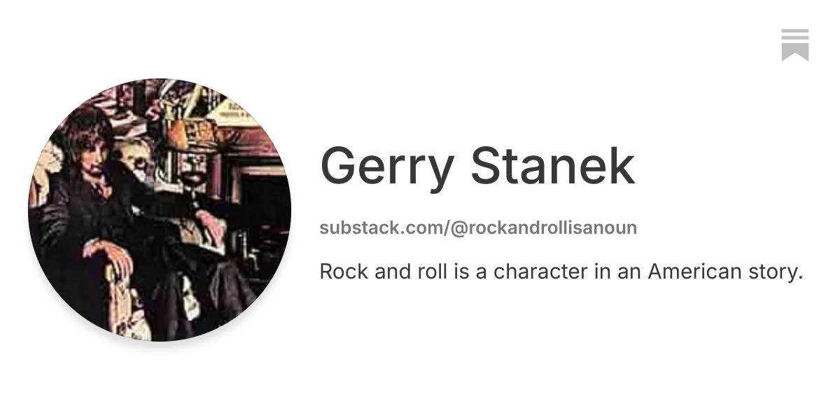 Gerry Stanek | Substack