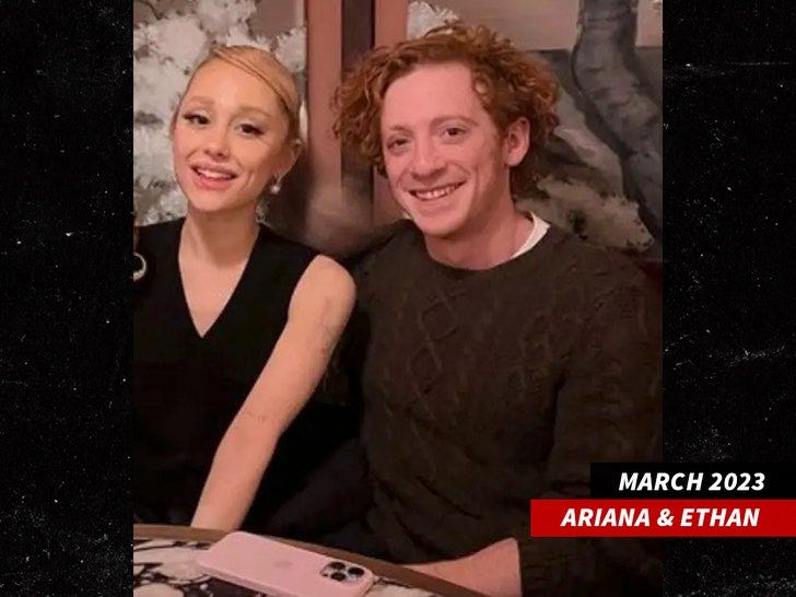Ariana Grande Giving BF Ethan Slater Space To Work Out Issues With  Estranged Wife