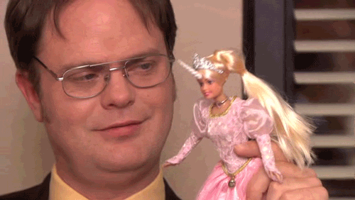The Office Barbie GIF