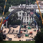 Trump's fighting ring is going up on White House grounds