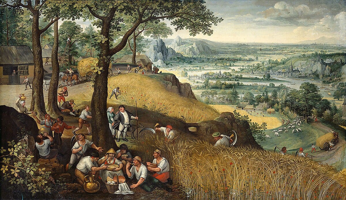 File:Lucas van Valckenborch - Summer landscape (July or August).jpg -  Wikimedia Commons