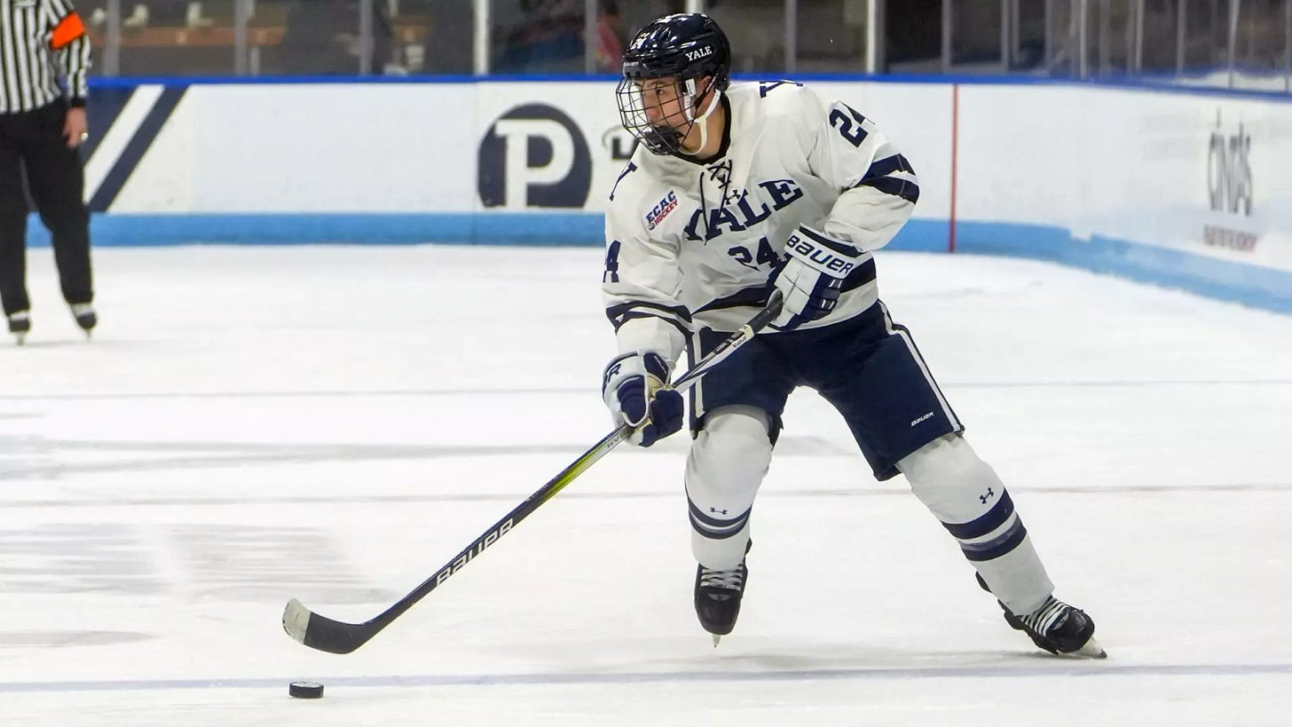 David Chen - 2025-26 - Men's Ice Hockey - Yale University