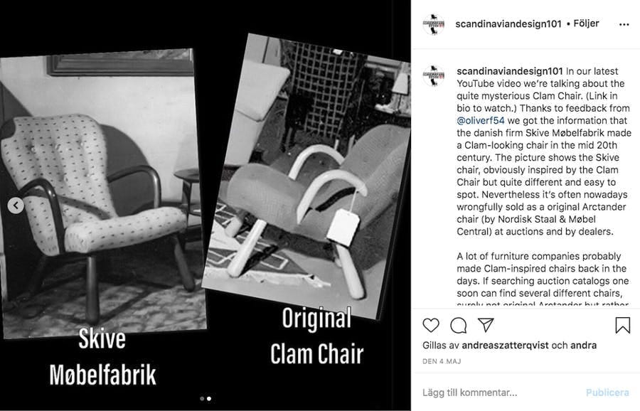 Andreas Zätterqvist has long investigated the market for modern design. Photo: @Scandinaviandesign101 on Instagram Andreas Zätterqvist has long investigated the market for modern design. Photo: @Scandinaviandesign101 on Instagram