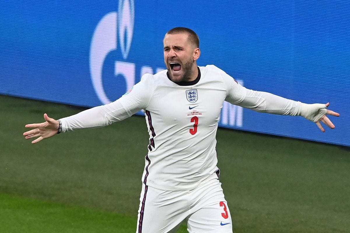 Luke Shaw makes history in Euro 2020 final after England's dream start vs Italy - Irish Mirror Luke Shaw makes history in Euro 2020 final after England's dream start vs Italy - Irish Mirror