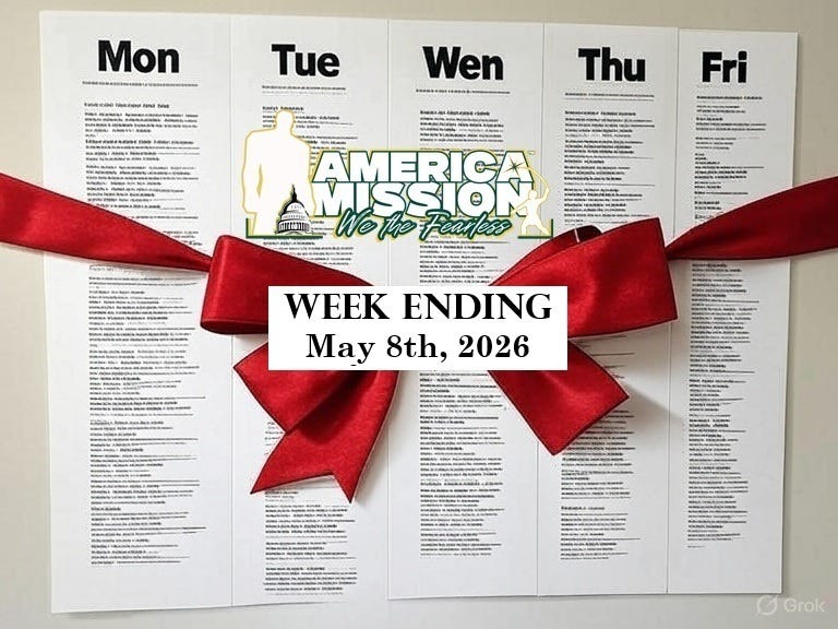 America Mission&trade; Friday Wrap-Up