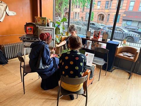 Photos from Seeds, Sips, & Stories, our spring happy hour event at BEM | books & more