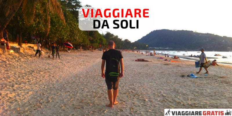 viaggiare da soli