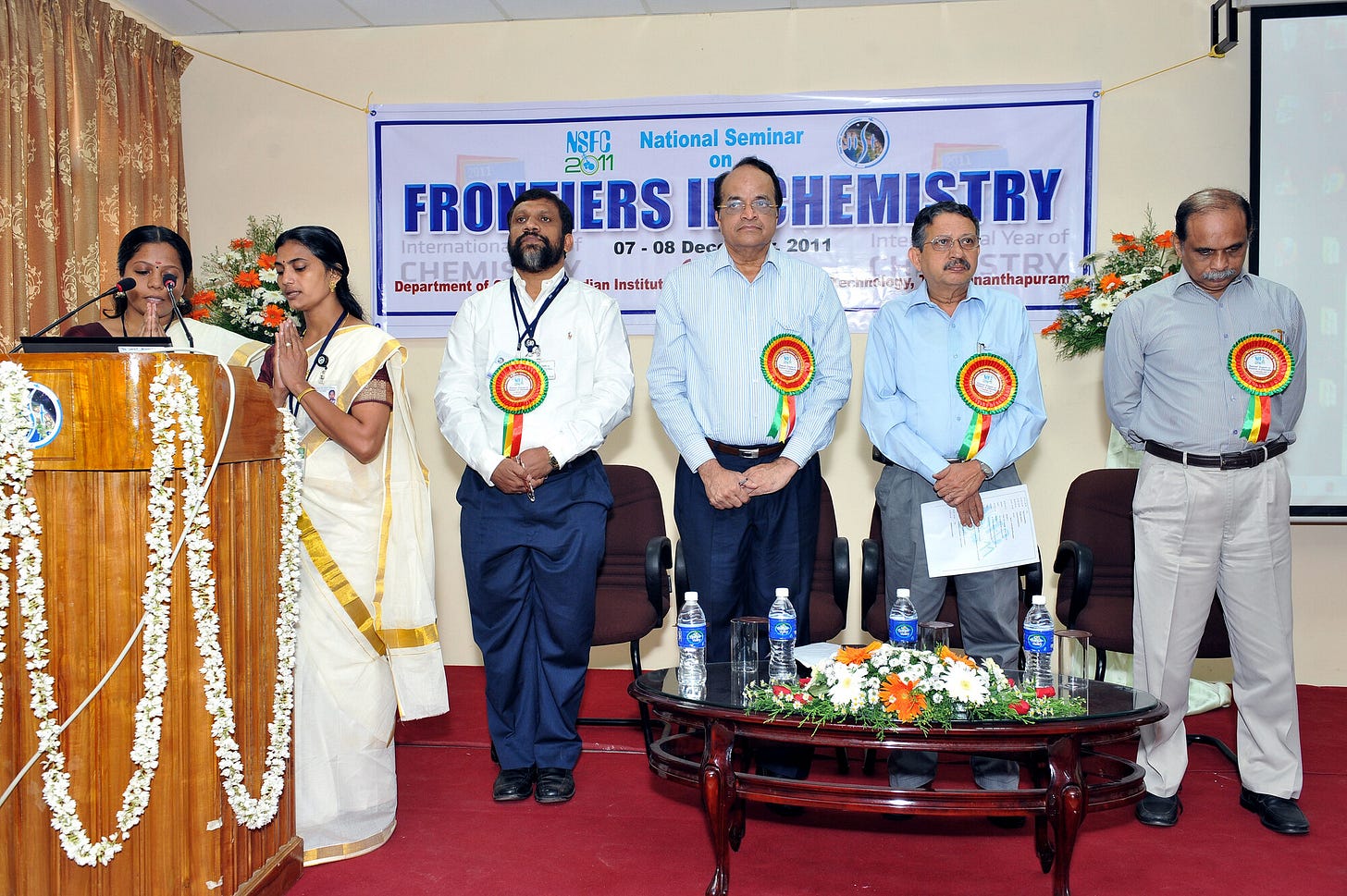 The National Seminar on Frontiers in Chemistry at IIST, 2011 — the UN's International Year of Chemistry. The National Seminar on Frontiers in Chemistry at IIST, 2011 — the UN's International Year of Chemistry.