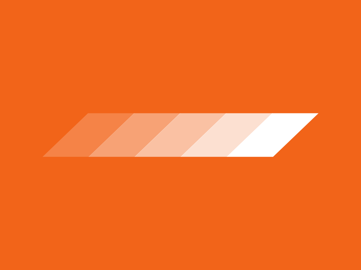 orange background with a white gradient in the middle
