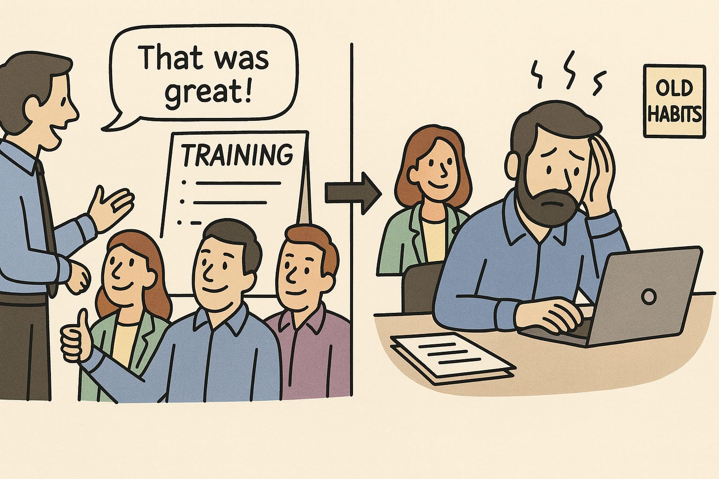 Why new manager training fails