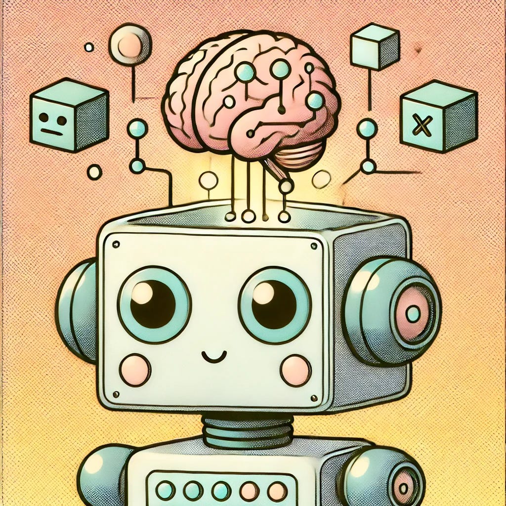 Robot with brain