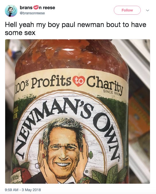Funny tweet about spaghetti sauce Funny tweet about spaghetti sauce