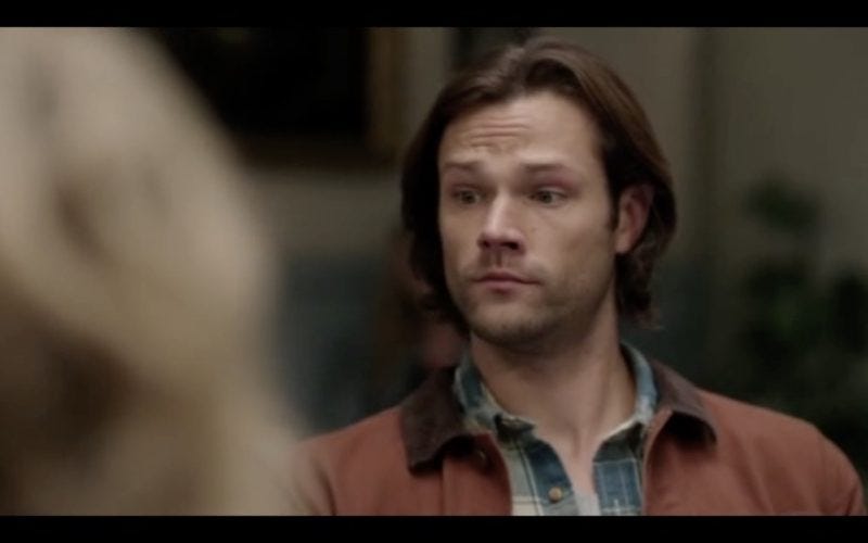 supernatural 1212 sam winchester with castiel 2017