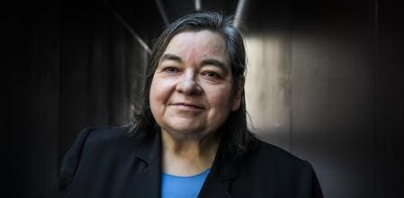 Carme Junyent en una fotografía tomada a finales de enero del 2022 Carme Junyent en una fotografía tomada a finales de enero del 2022