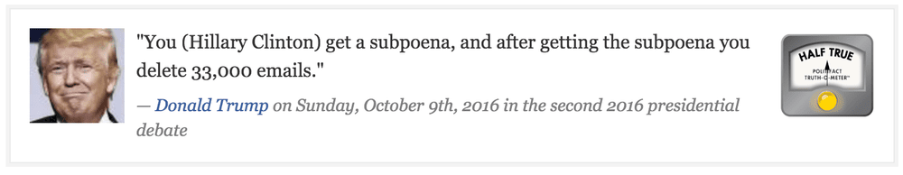 Cuz of course she did, wink wink… but there’s no evidence it happened after the subpoena