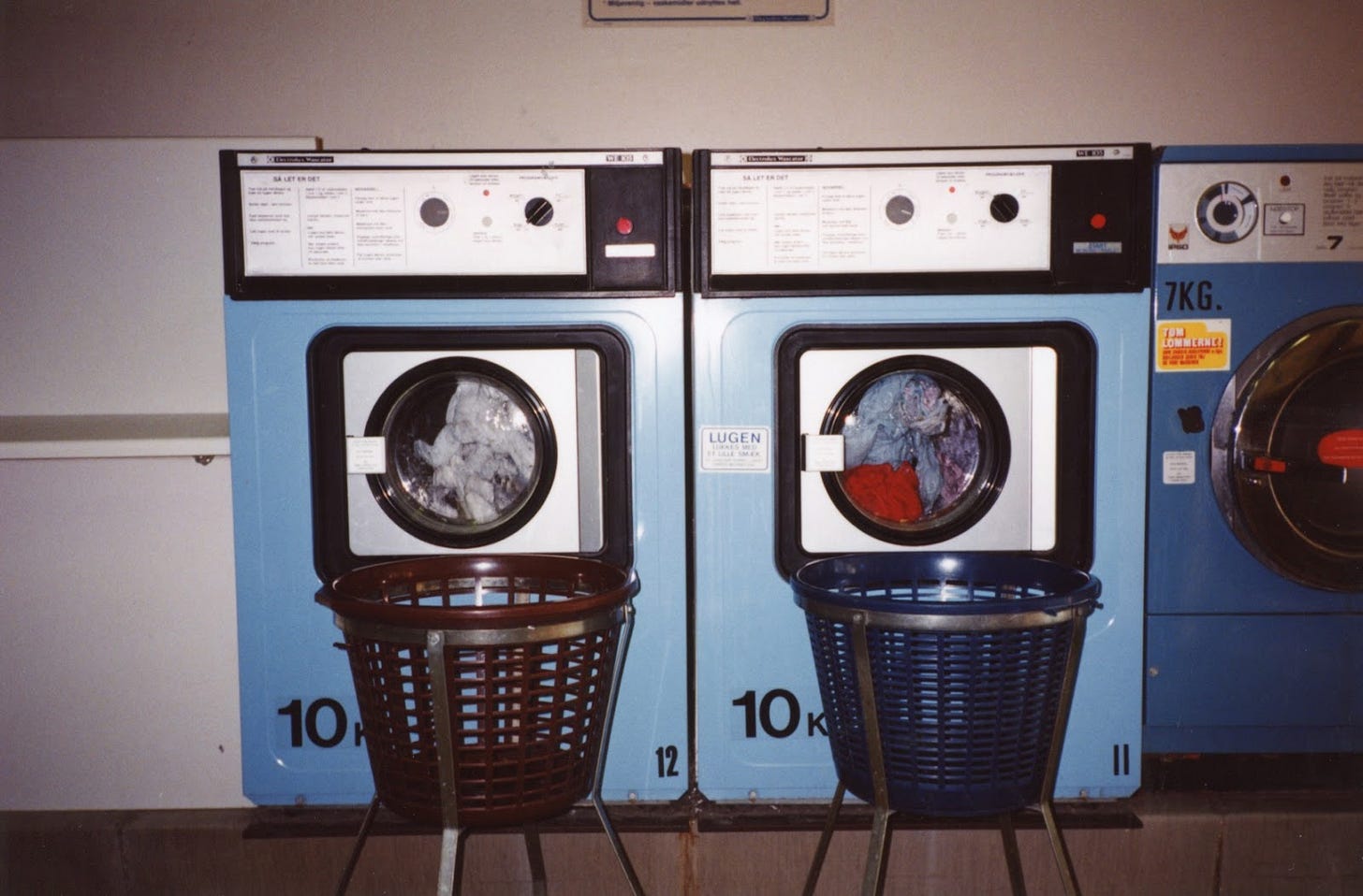 Laundry machine in Scandinavia