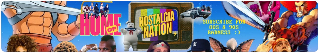 That80sDudeTV | Nostalgia Nation Youtube Channel